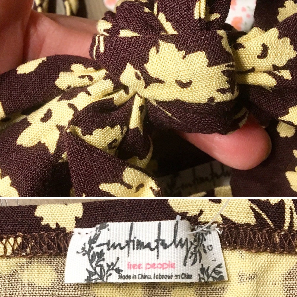 Beautiful NWT Free People floral brami/crop top! - Picture 6 of 8